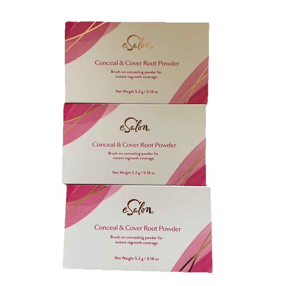Retail $90 eSalon Root Touch Up Kits Set Of 3 (2 Copper & 1 Light Auburn) New